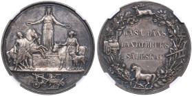 Finland (Russia) Silver Prize Medal ND (Late 19th - early 20th century) - Vasa County Agricultural Society - NGC MS 62
Medalier: G. Loos (signed G. L...