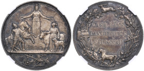 Finland (Russia) Silver Prize Medal ND (Late 19th - early 20th century) - Vasa County Agricultural Society - NGC MS 63
Medalier: G. Loos (signed G. L...