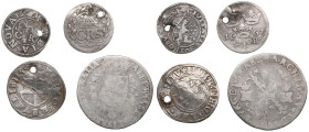 Group of European silver coins 1556-1667 (4)
Various condition. Livonian Order (Reval) Ferding 1556 - Heinrich von Galen (1551-1557). Haljak 165c. Ho...