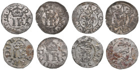 City of Reval under Swedish rule, Schilling ND (4) – Johan III (1568-1592)
Various condition. Various types. Mintmaster – Urban Dehn, 1570-1581. Halj...