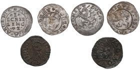 Coins of Livonia, 16th century (3)
Various condition. Duchy of Livonia (Dahlen) 1 Schilling 1572 - Jan Chodkiewicz (1566-1578). Haljak 981; Kopicki 3...