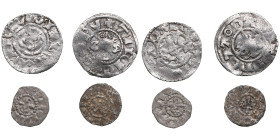 Bishopric of Dorpat Group of Artigs and Pfennigs (4)
Various condition. Artig ND (c.1396-1400) – Dietrich III Damerov (1379-1400). Haljak 496. Artig ...