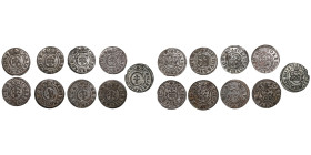 City of Riga & Swedish Livonia BI Schilling / Solidus – Christina (1632-1654) (9)
Various condition. City of Riga dated (16)38; (16)40 (3); (16)46; (...