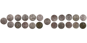 City of Riga BI Schilling / Solidus – Karl XI (1660-1697) (11)
Various condition. Dated (16)61 (2); (16)62 (2); (16)63 (3); (16)64 (4). Haljak 1570; ...