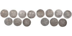 Lithuania, Grand Duchy (Vilnius) AR ½ Groat / Półgrosz – Sigismund II Augustus (1544-1572) (7)
Various condition. Dated 1548; 1556; 1557; 1558; 1559 ...
