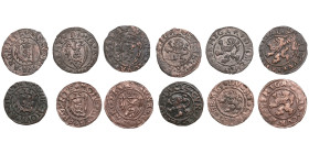 Duchy of Courland and Semigallia (Mitau) BI Schilling (6) - Gotthard Kettler (1561-1587)
Various condition. Sold as is, no returns. Dated (15)75 (2);...