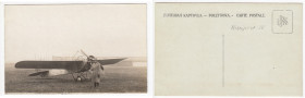Russian Empire Photocard – Early Aviator with Monoplane at Airfield, ca. 1910s Pre-WWI
Sold as seen. Rare.