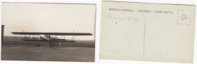 Russian Empire Photocard – Early Military Biplane at Airfield with Tents, ca. WWI Era
Sold as seen. Rare.