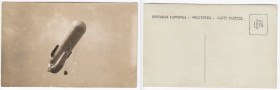 Russian Empire Photocard – Observation Balloon “ДРАКОНЪ” (Dragon) in Flight, ca. WWI Era
Sold as seen.