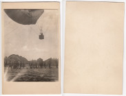 Russian Empire Photocard – Observation Balloon Ascent with Soldiers, ca. WWI Pre-1917
Sold as seen. Rare.