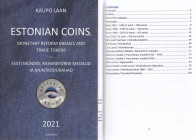 Estonian Coins - Monetary Reform Medals and Trade Tokens, 2nd Edition, 2021
Kaupo Laan, 2021, 128 pages.