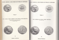 Indo-Greek and Indo-Scythian Coinage, Vol 1-3, 1975
Michael Mitchiner, London 1975, pages 1-282.