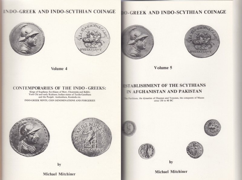 Indo-Greek and Indo-Scythian Coinage, Vol 4-6, 1975-1976
Michael Mitchiner, Lon...