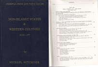 Non-Islamic States & Western Colonies AD 600-1979, Oriental Coins and Their Values, 1979
Michael Mitchiner, London 1979, 640 pages.