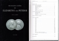 Russian Coins of Elizabeth I and Peter III 1741-1762, 2002
M.E. Diakov, Moscow 2002, 184 pages.