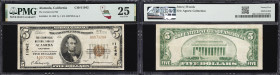 Alameda, California. $5 1929 Ty. 1. Fr. 1800-1. Commercial NB. Charter #11942. PMG Very Fine 25.