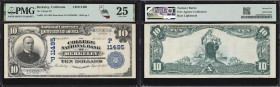 Berkeley, California. $10 1902 Plain Back. Fr. 632. College NB. Charter #11495. PMG Very Fine 25.