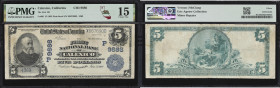 Calexico, California. $5 1902 Plain Back. Fr. 601. First NB. Charter #9686. PMG Choice Fine 15.