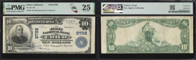 Chico, California. $10 1902 Plain Back. Fr. 626. First NB. Charter #8798. PMG Very Fine 25.