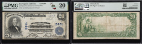 Los Angeles, California. $20 1902 Plain Back. Fr. 659. Los Angeles-First National Trust & Savings Bank. Charter #2491. PMG Very Fine 20.
