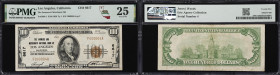 Los Angeles, California. $100 1929 Ty. 1. Fr. 1804-1. Farmers & Merchants NB. Charter #6617. PMG Very Fine 25. Serial Number 4.