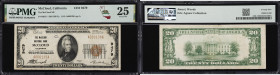 McCloud, California. $20 1929 Ty. 1. Fr. 1802-1. McCloud NB. Charter #9479. PMG Very Fine 25.