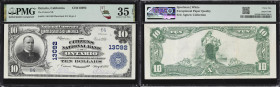 Ontario, California. $10 1902 Plain Back. Fr. 635. Citizens NB. Charter #13092. PMG Choice Very Fine 35 EPQ.