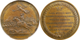 "1781" (post-1789) Lieutenant Colonel William Washington, Battle of the Cowpens Medal. Original. Paris Mint. Betts-594, Adams-Bentley 11. Golden Bronz...