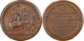 "1781" (post-1789) John Eager Howard at Cowpens Medal. Original. Paris Mint. Betts-595, Adams-Bentley 12. Bronze. MS-64 BN (PCGS).