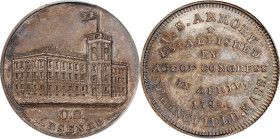 "1794" (ca. 1862) United States Arsenal Medal, Without Sun. By John Adams Bolen. Musante JAB-4. Silver. MS-63 (PCGS).