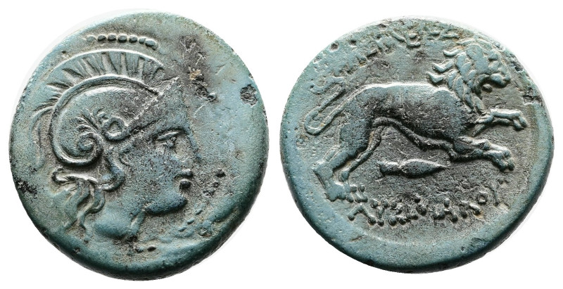Kings of Thrace, (Macedonian), Lysimachos. 305-281 BC. Bronze (19,70 mm, 5.67 g....