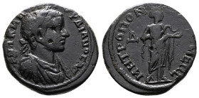 Moesia Inferior, Tomis, Gordian III, AD 238-244. Bronze Tetrassarion (26 mm, 11.40 g.). AYT K M ANT ΓΟΡΔIANOC AYΓ (AYΓ ligate), laureate, draped and c...