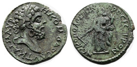 Moesia Inferior. Nikopolis ad Istrum, Commodus, AD 177-192. Bronze (22.7 mm, 6.39 g.). AYT KAI M AYΡH KOMOΔOC, laureate head of Commodus to right. Rev...