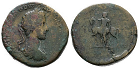 Commodus. Rome. AD 177. Bronze Sestertius ( 32 mm, 25.7 g.). L AVREL COMMODVS AVG GERM SARM, laureate and draped bust of Commodus to right. Rev. TR P ...