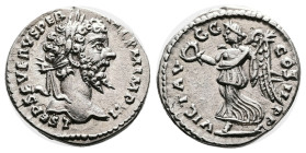 Septimius Severus. Laodicea. AD 194-195. Silver Denarius ( 19 mm, 3.33 g.). L SEP SEVERVS PER AVG P M IMP XI, laureate head of Septimius Severus to ri...