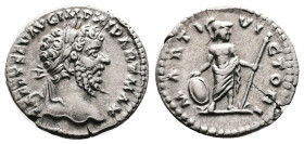 Septimius Severus. Laodicea. AD 198-202. Silver Denarius ( 18.9 mm, 3.35 g.). L SEPT SEV AVG IMP XI PART MAX, laureate head of Septimius Severus to ri...