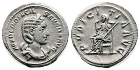 Otacilia Severa. Rome. AD 244-249. Silver Antoninianus (22.9 mm, 4.76 g.). MARCIA OTACIL SEVERA AVG, diademed and draped bust of Otacilia Severa to ri...