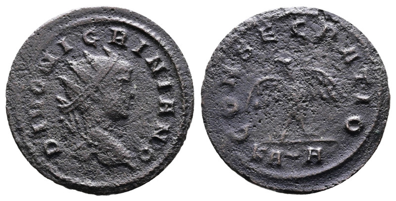 Nigrinian. Rome. AD 285. Posthumous Issue. Silvered Bronze Antoninianus. DIVO NI...