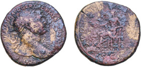 Rome Roman Empire 103 - 111 AE Sestertius - Trajan (S P Q R OPTIMO PRINCIPI S C; Concordia) Bronze Rome Mint 25.13g VF Corrossion RIC II 496 OCRE ric....