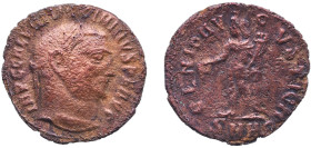 Rome Roman Empire 309 - 310 SMH AE Nummus - Licinius I (GENIO IMPERATORIS) Bronze Heraclea Mint 3.24g VF RIC VI 59b
