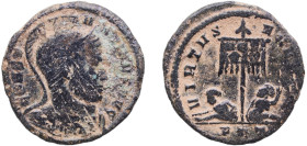 Rome Roman Empire 320 - 321 AE Follis - Constantinus I (VIRTVS EXERCIT) Bronze 2.24g VF