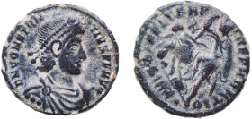 Rome Roman Empire 348 - 351 AE Nummus - Constantius II (FEL TEMP REPARATIO) Bronze 3.03g VF