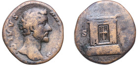 Rome Roman Empire AE Sestertius - Antoninus Pius Divus (DIVO PIO S C) Bronze Rome Mint 22.78g VF RIC III 1272 OCRE ric.3.m_aur.1272