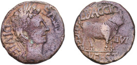 Rome Roman Empire Roman provinces, Tarraconensis 27 BC - 14 AD AE As - Augustus (Celsa) Bronze Celsa Mint 11.22g VF RPC Online I 273 Vives 161-2 Hill1...