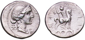 Rome Roman Republic (ancient) 114 BC - 113 BC AR Denarius (Aemilia: Manlius Æmilius Lepidus) Silver (.950) Rome Mint 3.79g XF RRC 291/1 CRR 554 RSC 7 ...