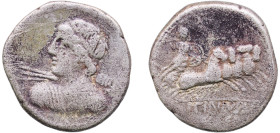 Rome Roman Republic (ancient) 84 BC AR Denarius (Licinii: Lucius Licinius Macer) Silver Rome Mint 4.06g VF RRC 354/1 CRR 732 RSC 16 RCV I 274 RBW 1355