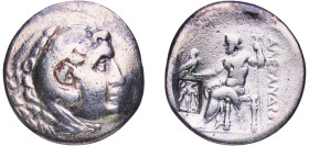 Greece (ancient) Seleucid Empire Ca. 3rd - 1st Centuries BC AR Tetradrachm (Seleucid Empire Anchor counterstamp) Silver 16.02g VF