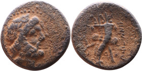 Greek bronze coin. (IV-I century BC)

27mm 7,72g

Artificial sand patina