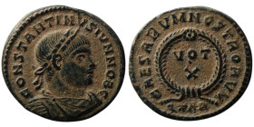 Constantine II, Caesar (AD 316-337). Arelate (Arles)
AE Follis (19mm, 2,96g)