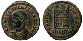 Constantine II, Caesar (AD 316-337). Antioch
AE Follis (21mm, 3,07g)